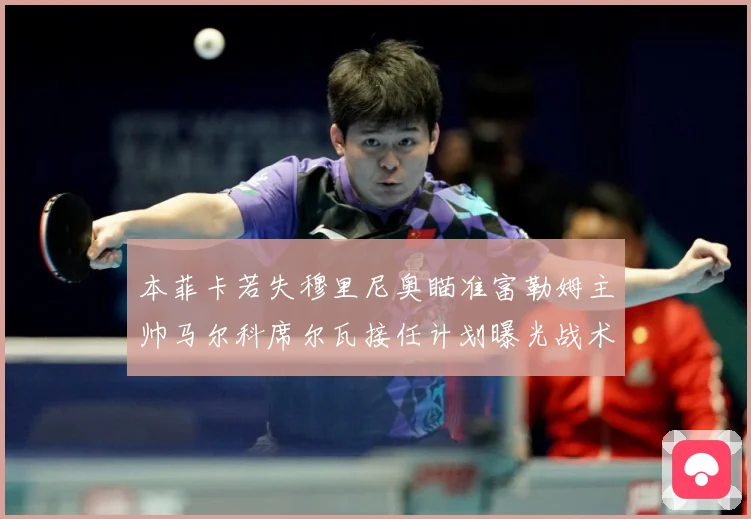 本菲卡若失穆里尼奥瞄准富勒姆主帅马尔科席尔瓦接任计划曝光战术观察